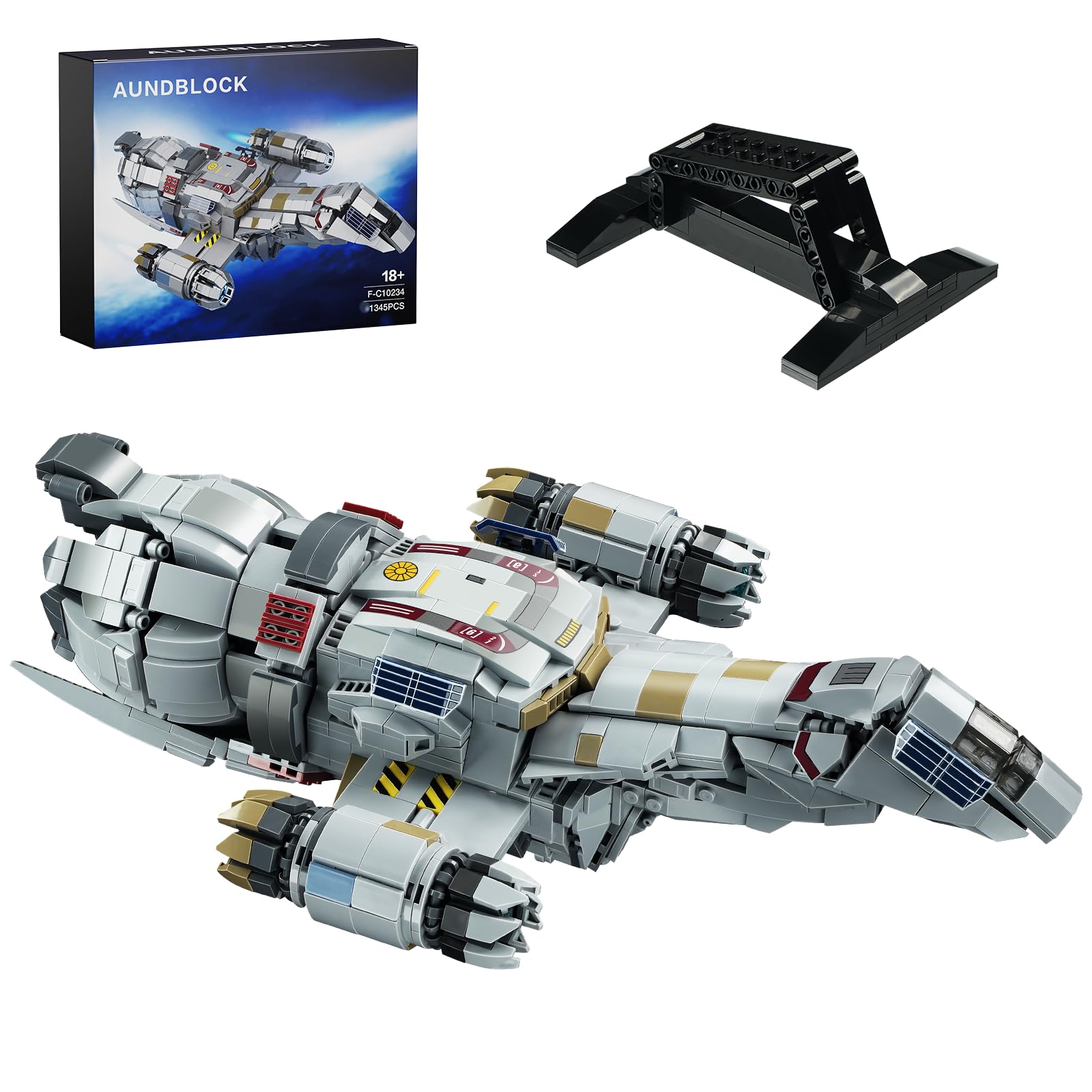 Firefly-Class Spaceship Building Set, Sci-Fi Space Wars Ship Model