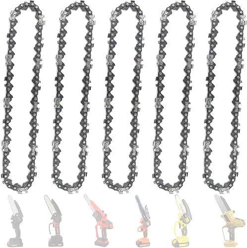 5 Pieces 6 Inch Chainsaw Chain