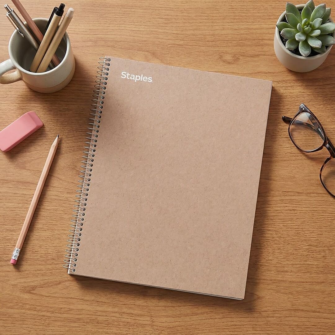 Amazon.com : Staples Premium 3-Subject Notebook, 8.5
