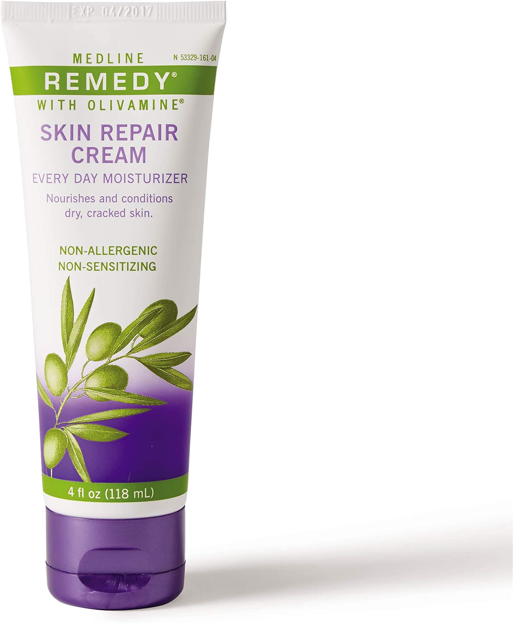 - Medline Medline Remedy Skin Repair Cream Every Day Moisturizer with Olivamine, 4 Oz