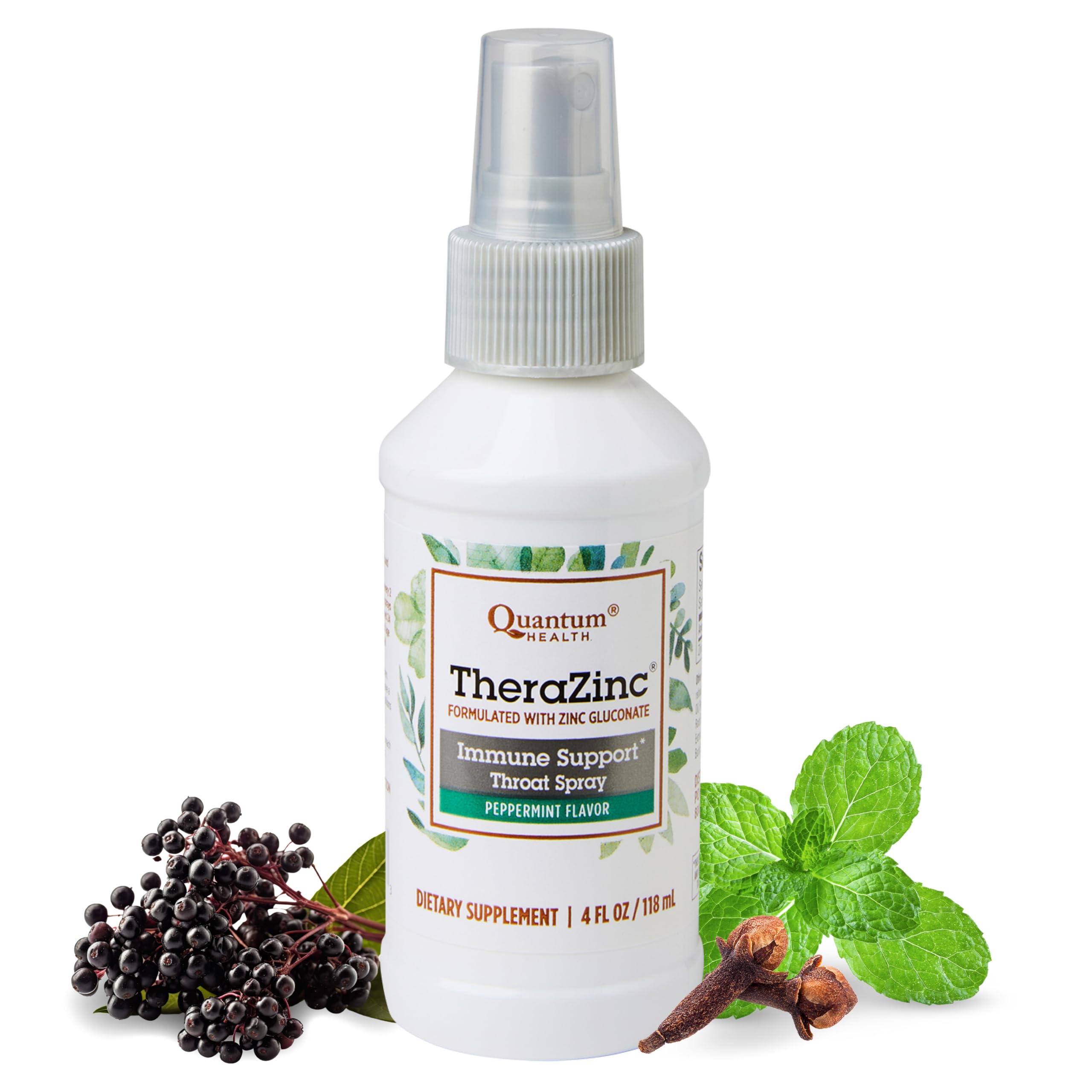 Amazon.com: Quantum Health TheraZinc Throat Spray Immune Support