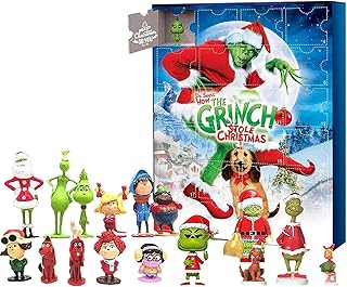 Grinchs Advent Calendar 2023 Grinchs Figure Doll Christmas Countdown Calendar Kids Christmas Gift Green Grinch Toys Cute Figures Doll Advent Calendar, 24 Days Of Christmas Countdown Calendar For Kids