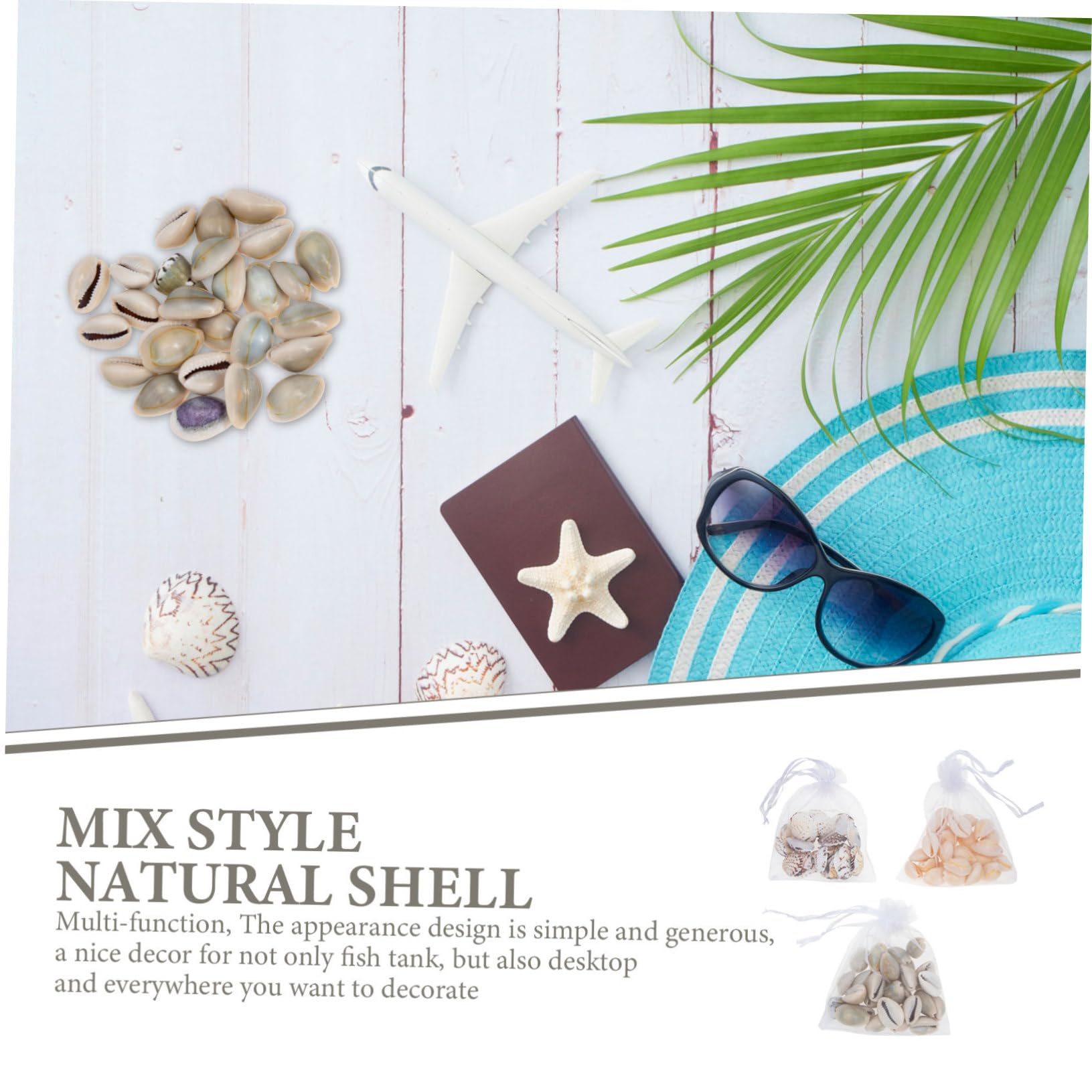 COSMEVIVI DIY Jewelry Making Shell Natural Shell and Conch Smooth Surface Safe Material Beading Projects Accessory