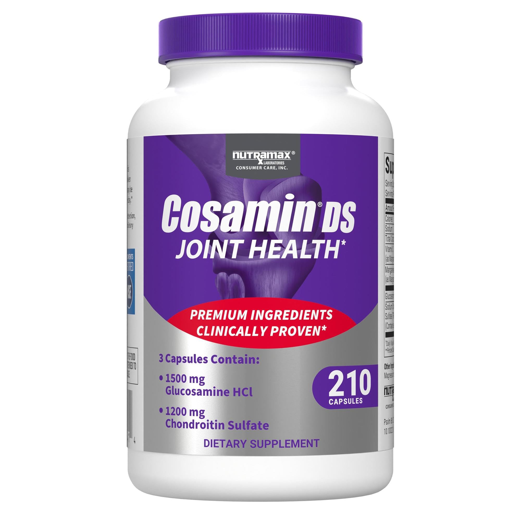 Cosamin DS Joint Health Supplement, Capsules, 210-Count Bottle