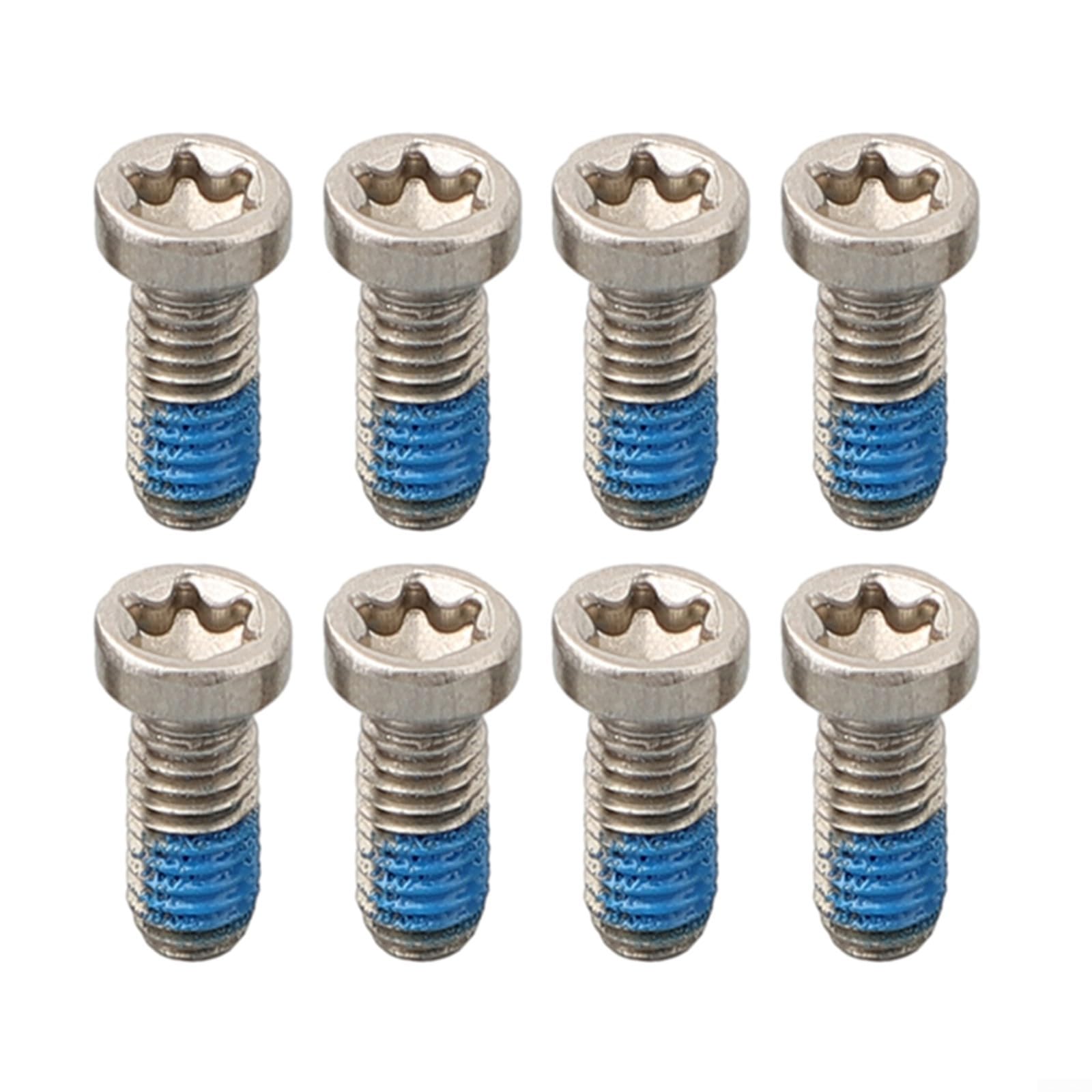 8 viti di montaggio per guarnitura in acciaio inox, per Sram, Rival AXS, force, Red Quarq 12 Speed Silver, viti di montaggio per guarnitura