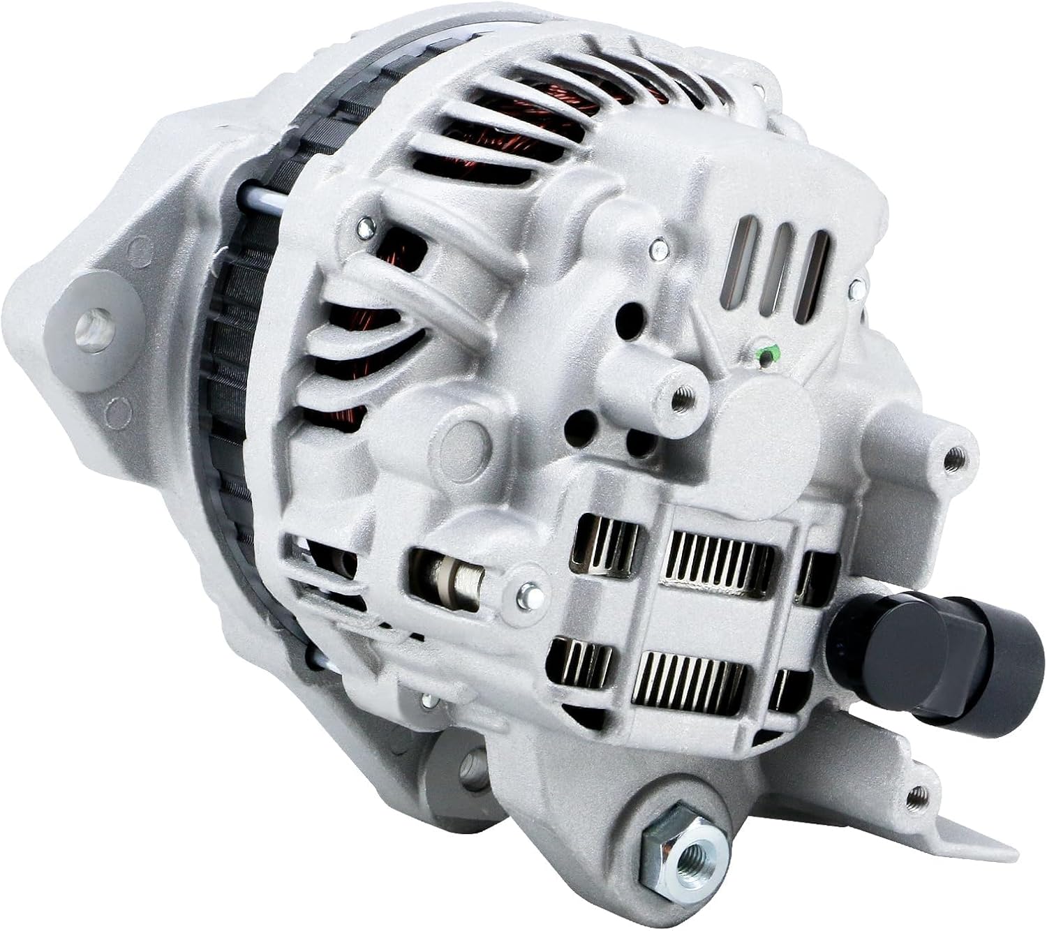 BDELI Alternator 11176N New fit for 1.8L L4 2006-2011 Honda Civic, 7-Groove Pulley, 80A 12V, EX LX Coupe Sedan: 11176, 31100RNAA01, 31100RNAA01RM, 31100RNAA012M2, AHGA67, High Output