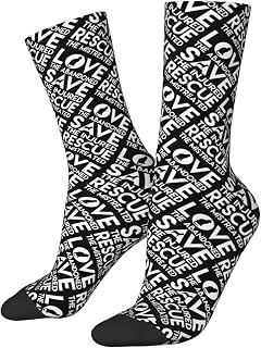 874 Office Socks, Dog Rescue Animal Cat Rescue Running Socks Breathable Trainer Socks Anti-Slip Athletic Socks For Women Basketball Football 40cm