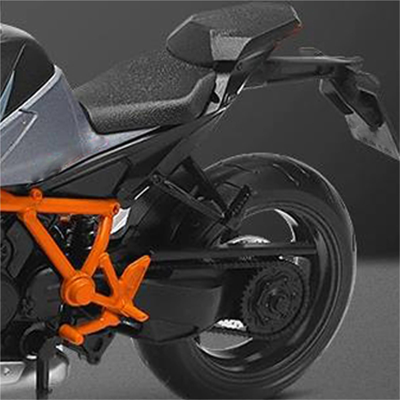 Modello di Giocattolo Modellino di Motocicletta Giocattolo, Regalo Compleanno, Scala 1/12, per 1290, per Super per Duke R, Decorazioni da Scrivania per Computer(Grey)