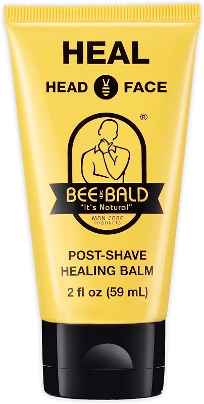 HEAL Aftershave for Men, Calm & Soothes, After Shave Balm, 2 fl oz | Immediately Calms & Soothes Irritated Skin. Treats Razor Burn, Redness, Bumps on Head or Face. Perfect For Sensitive Skin.