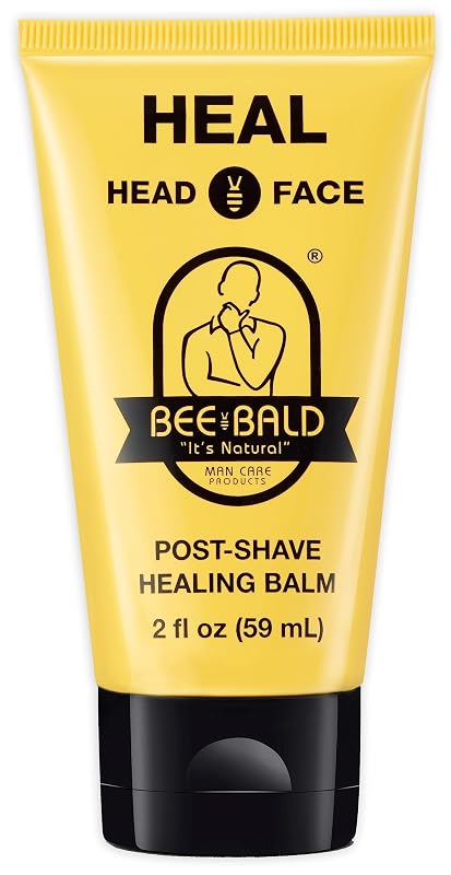 Bálsamo pós-barba Bee Bald HEAL para homens, 60 mL