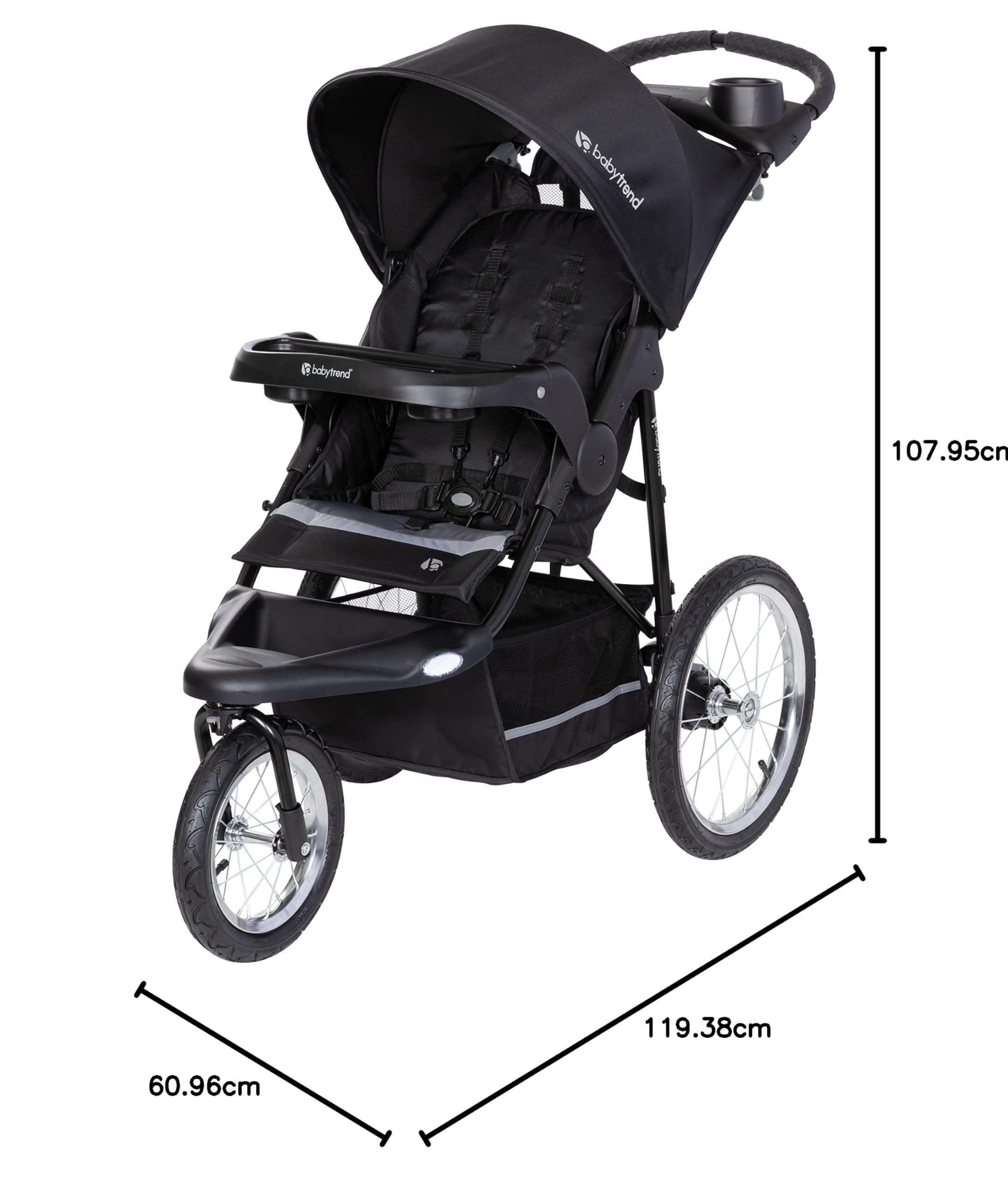 Baby Trend Expedition Jogger Dash Black
