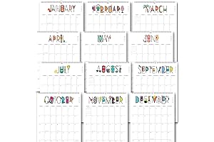 Inspiring and Educational 2023 Wall Calendar for Kids