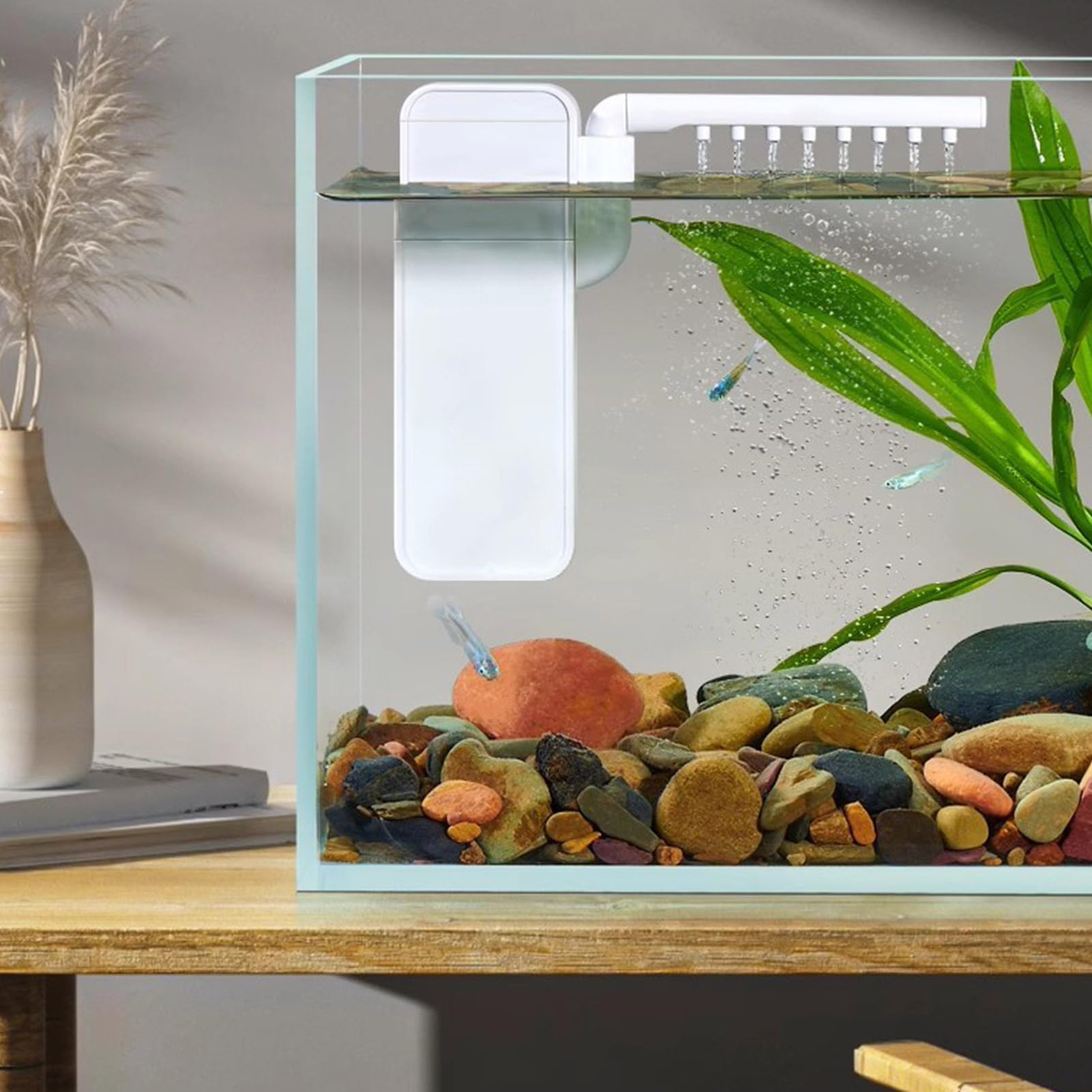 Amazon | 水槽フィルター - 交換用カートリッジ付き - 水槽フィルター