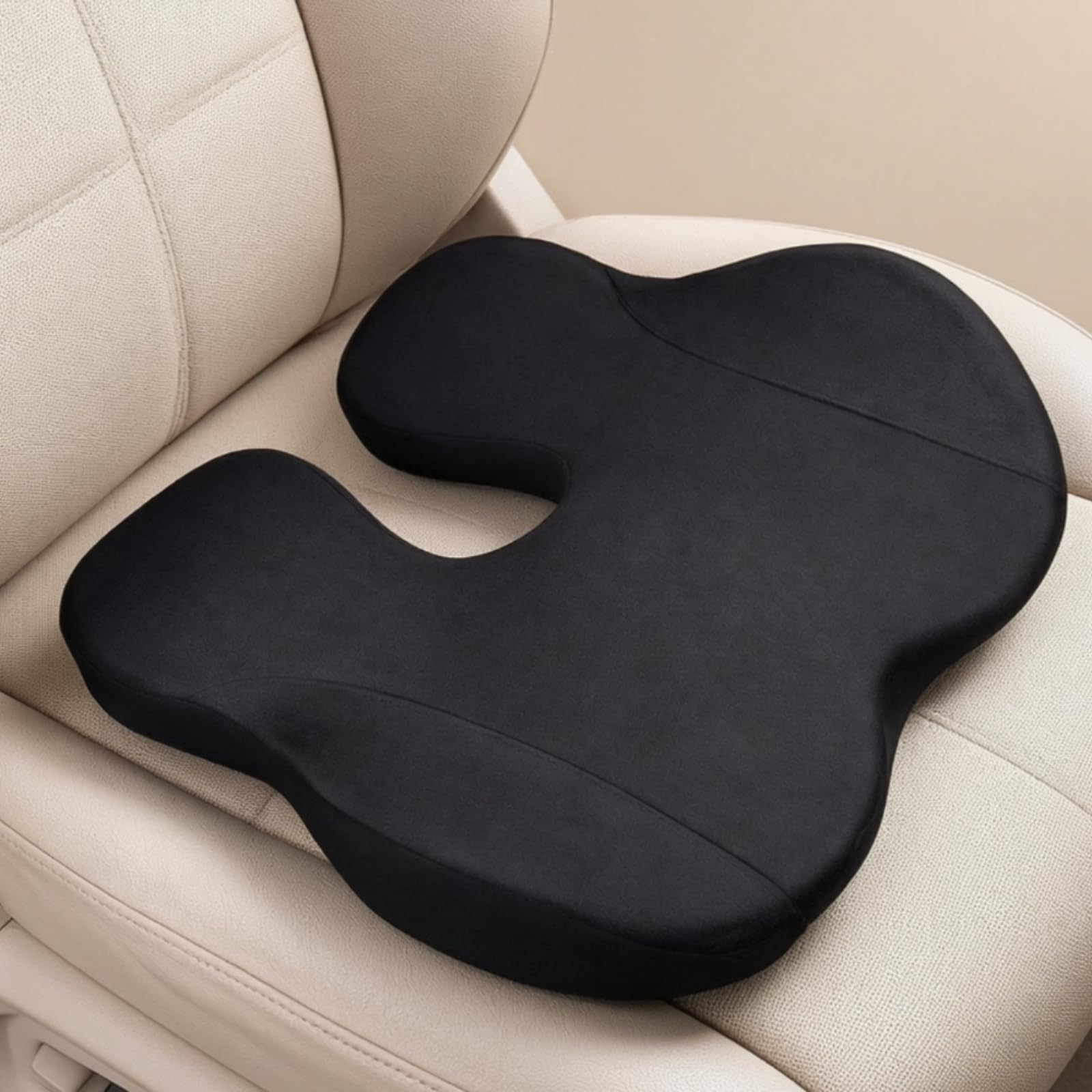 Cojín Ergonómico para Coche, Gris turquesa, Gris Turquesa【Modelo Sencillo】