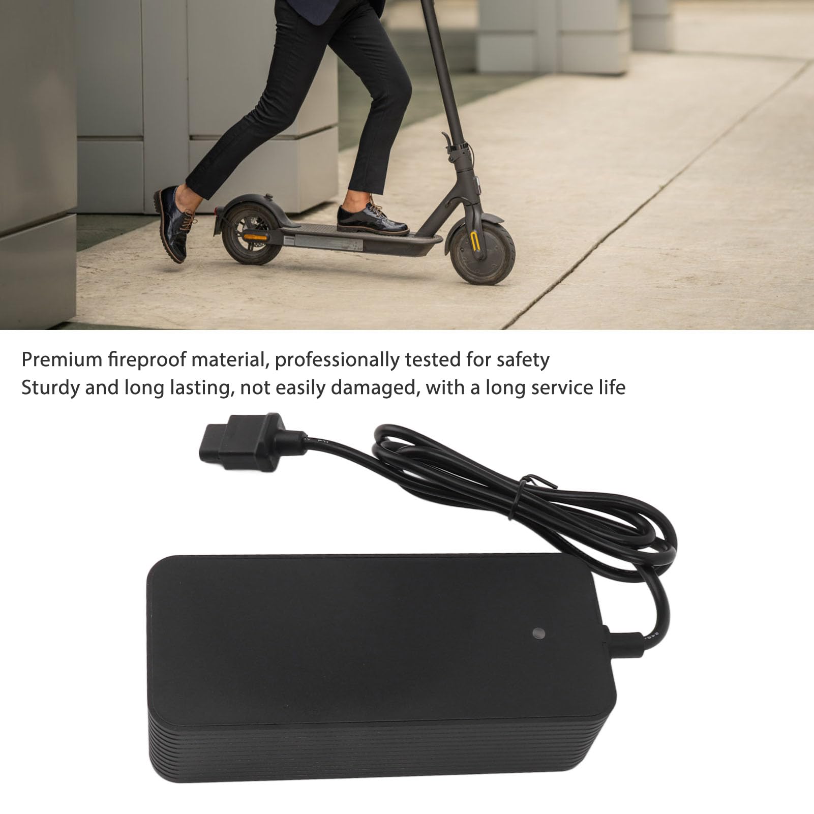 Jauarta Electric Scooter Charger 53.5V 2A Battery Charger for NIU KQi3 KQi3 Pro KQi3 Maximum KQi3 Sport KQi2 KQi2 Pro AC100?240V (US Plug)