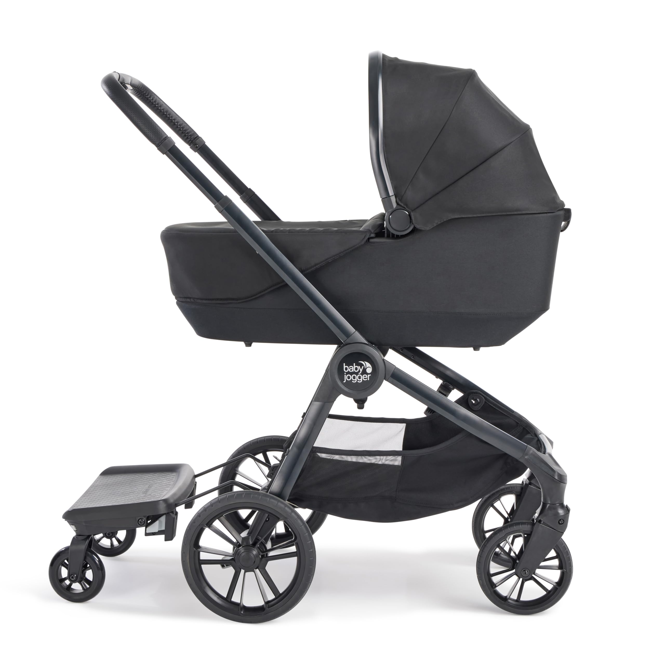 BABY JOGGER Culla pieghevole per passeggini City Sights, neonato fino a 9 kg, colore: nero intenso