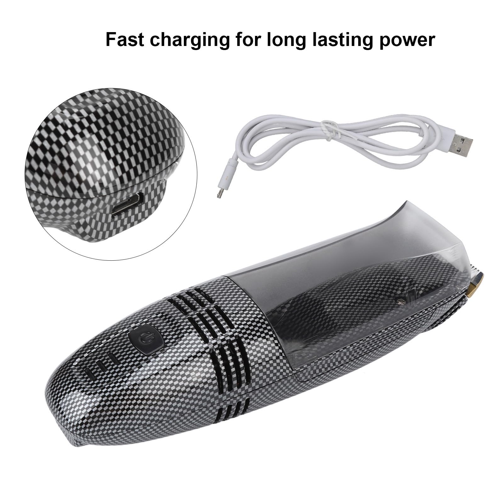 Asixxsix Tagliacapelli, Tagliacapelli Elettrico CON Ricarica USB ASPIONE AUTOMATICA DEI DEI CAPELLI GROOGER PER CAPELLI UOMO CON 4 PETTini GUIDA PER UOMO A CASA
