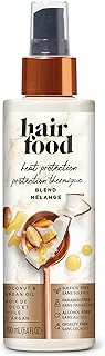 Hair Food Coconut & Argan Oil Heat Protectant Spray Blend, Paraben & Dye Free, 6.4 fl oz