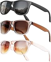 OUKEMAX Women's Polarized Sunglasses: Trendy Square Frame UV400 Protection, Lightweight Glare-Reducing Sun Glasses