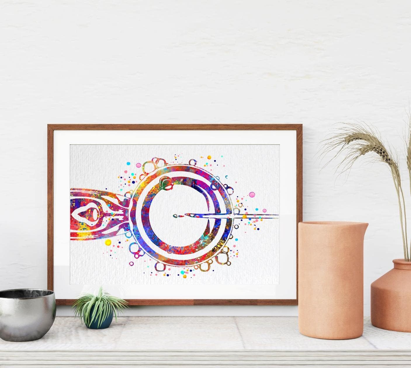 Dignovel Studios 11X14 Unframed IVF Embryonic Art Gynecology Medical Science In Vitro Fertilization OBGYN Infertility Fertility Clinic Watercolor Art Print Poster Wall Hanging Decor DN789