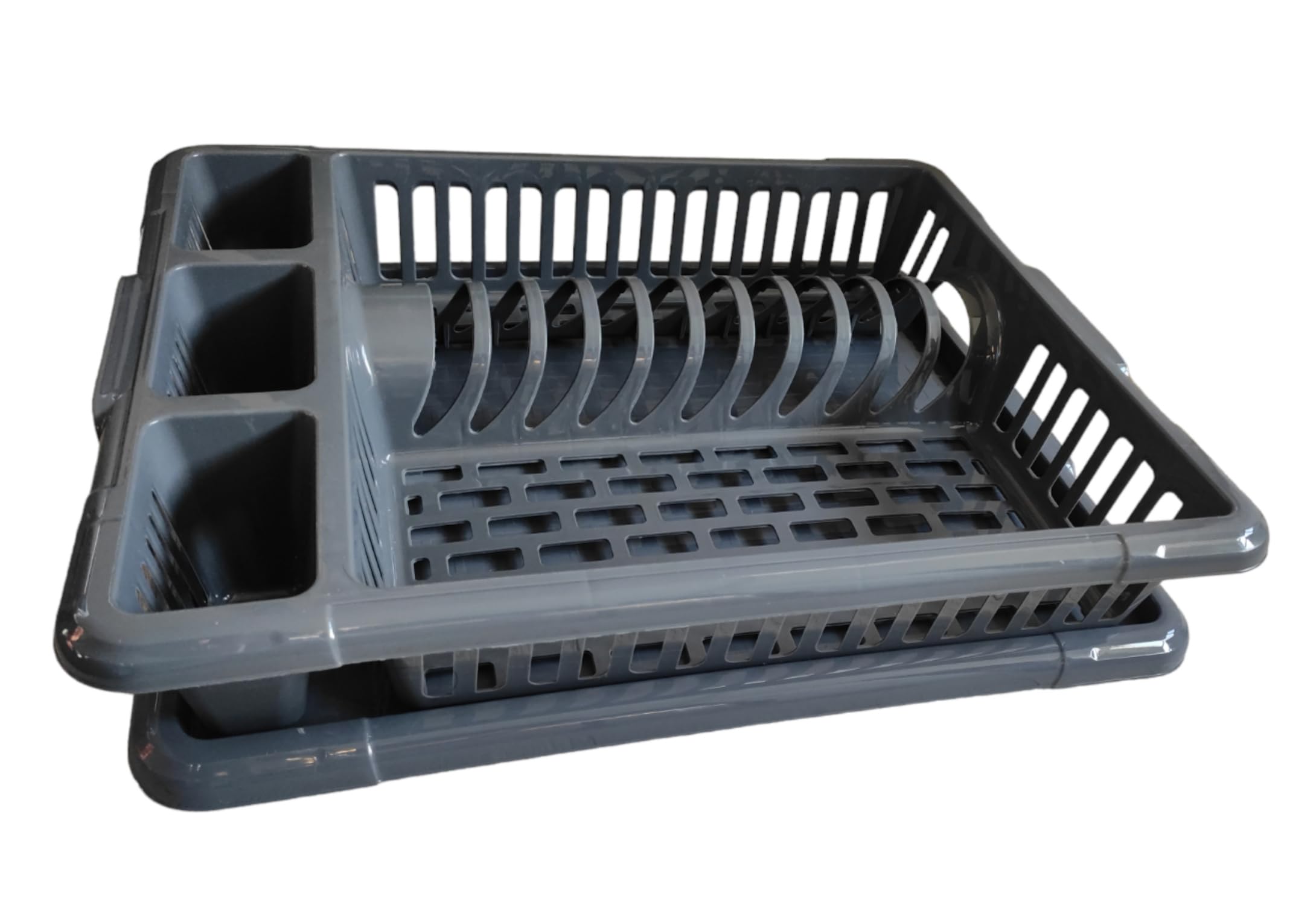 Savealot large Plastic Dish Drainer Rack Plastic Dish Drainer and Cutlery Rack, dish rack
