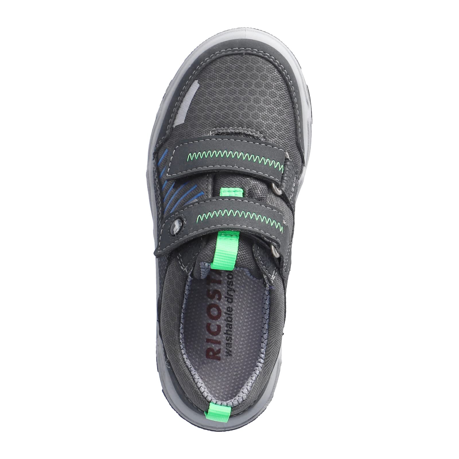 RICOSTA Chłopięce sneakersy Peak, półbuty dziecięce, WMS: średnie, TEX, wegańskie