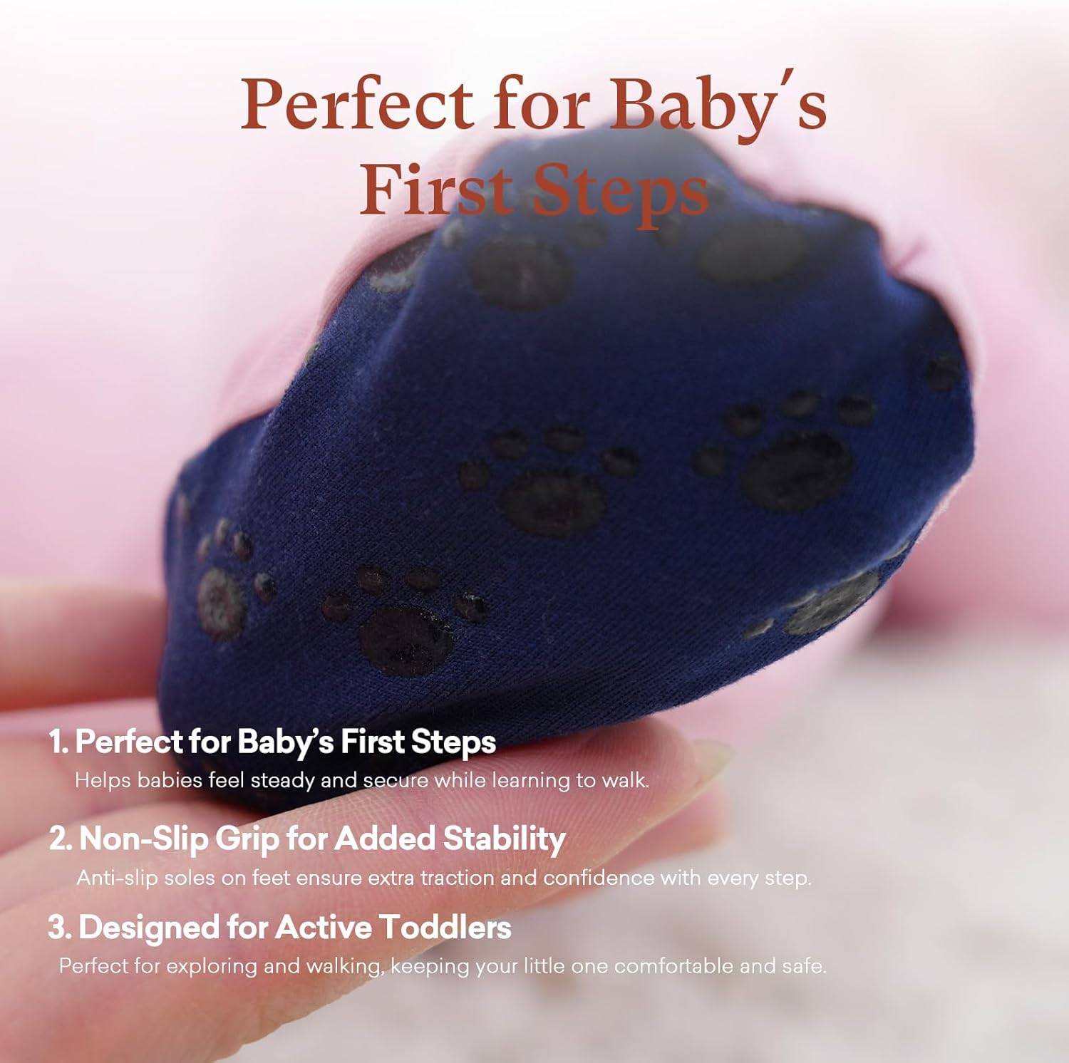 Baby Zipper Footies Pajamas, One-Piece Zip Front Jumpsuit for Boys Girls, Newborn to 24 Months - Image 5