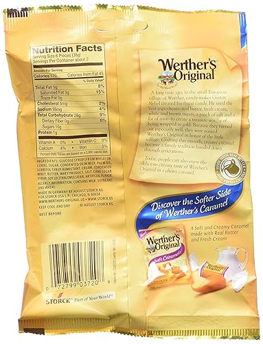 Miniatura 2 de Werthers - Caramelos masticables originales de 2.4 onzas (paquete de 2)