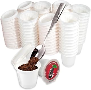 48 Count Red - Fill your own Single Serve Pods. Eco friendly 100% recyclable pods for use in all k cup brewers including 1.0 & 2.0 Keurig. Airtight to seal in freshness.