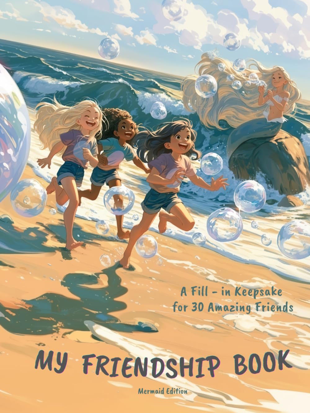 My Friendship Book: A Fill - in Keepsake for 30 Amazing Friends - Mermaid Edition