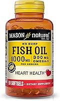 Vista 1 de MASON NATURAL Aceite de pescado Omega 3, suministro para 45 días, 1000 mg con EPA y DHA para apoyo articular, 90 cápsulas blandas (paquete de 1)