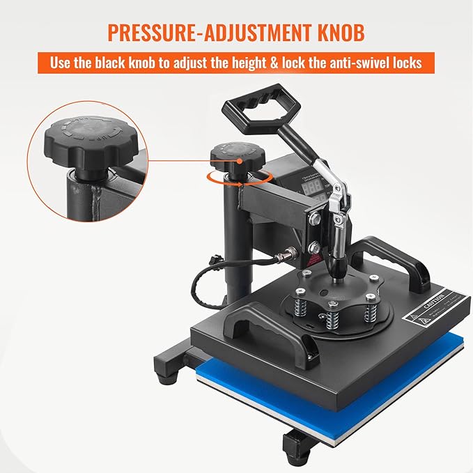 Termofijadora Happybuy 12x10 Pulgadas, Sublimadora para Camisetas miniatura 6