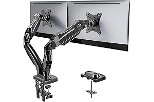 Sceptre Monitor Stand: Ergonomic Dual Monitor Desk Mount for Maximum Workspace Efficiency