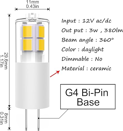 Miniatura 8 de Bombillas LED A19 equivalentes a 75 W, bombilla LED regulable, blanco brillante, 6000 K, 10 W, 900 lúmenes, base E26 (blanco luz diurna, paquete de