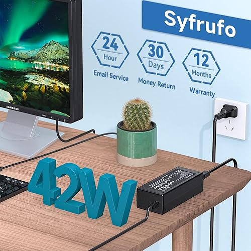 Miniatura 6 de Cable de fuente de alimentación adaptador de 14 V CACC para Samsung-Monitor SyncMaster S22C300H P2770 SA350 UE590 S27D360H UN22F5000AF S27B350H