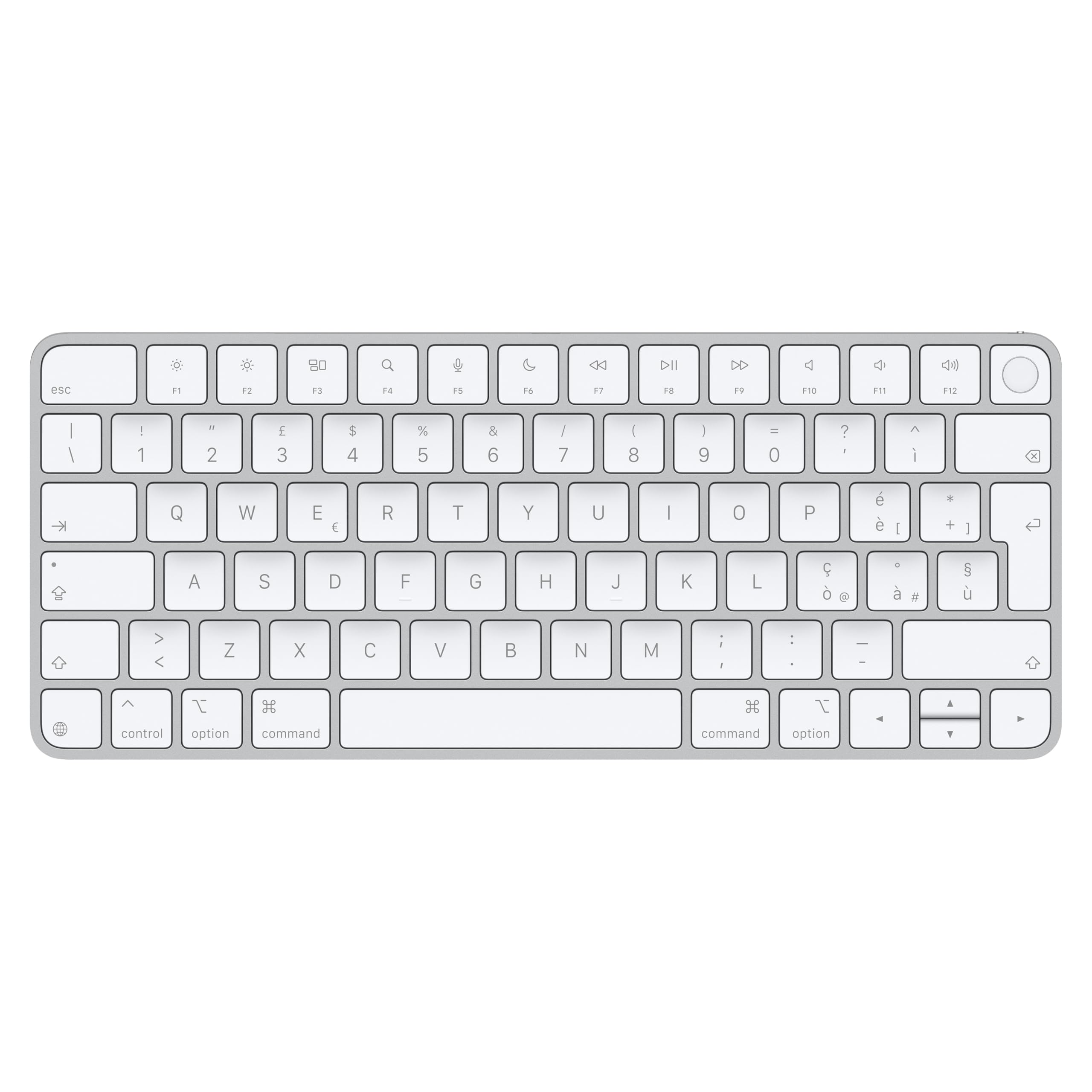 Apple Magic Keyboard mit Touch ID für Mac Modelle mit Apple Chip – Italienisch 