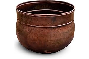Liberty Garden 1901 Rustic Garden Hose Storage Pot for Flexible Outdoor Organization