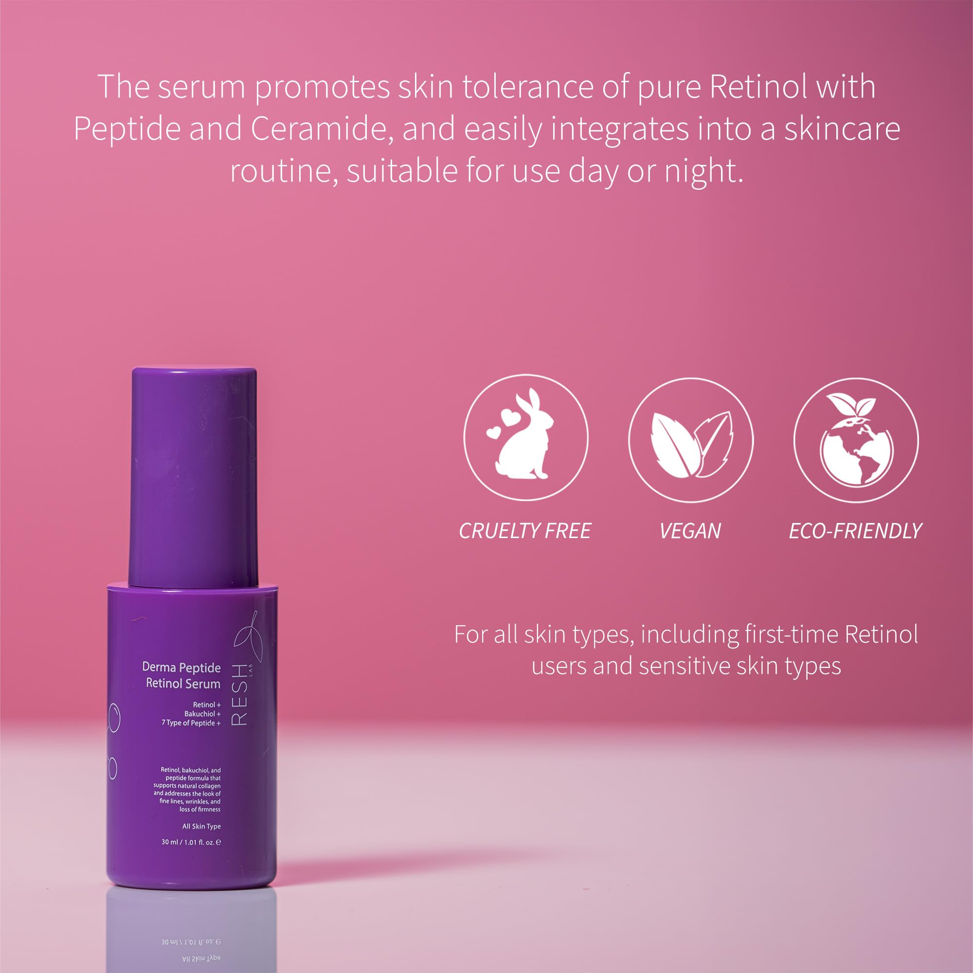 Resh Lab Derma Peptit Retinol Serum 30 mL
