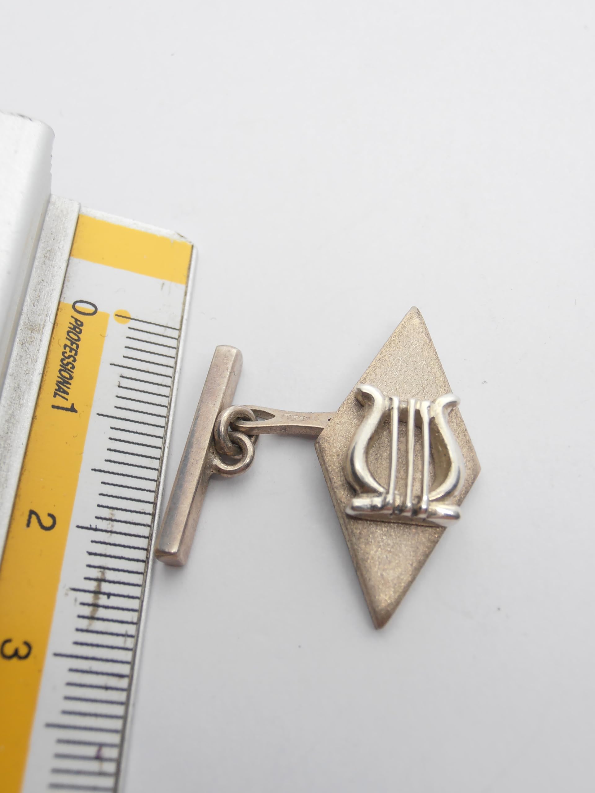 Cetra : Gemelli in Argento 925 - Lira - Musicista - Musica - Strumento Musicale
