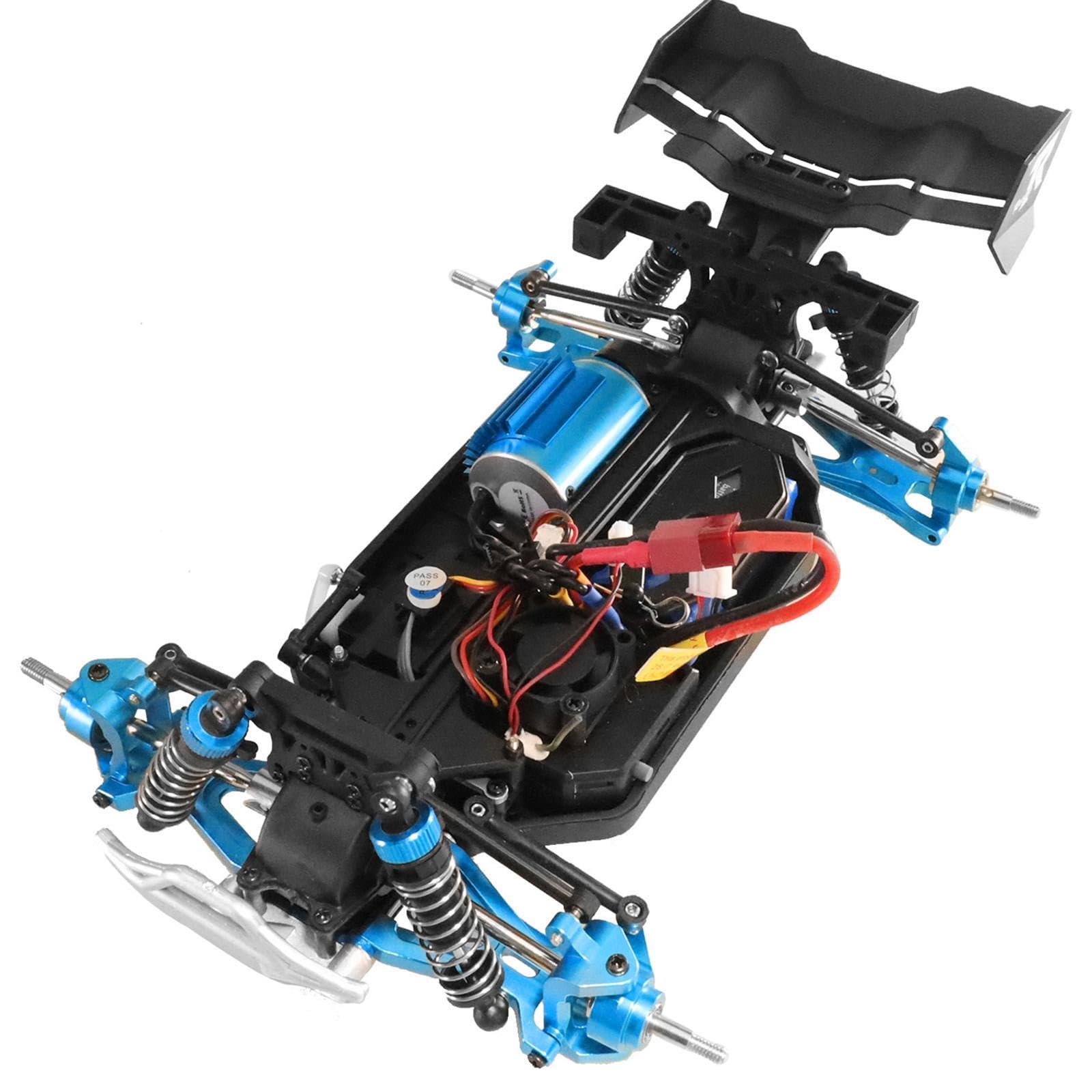 DYNWAVE Swing Arm Steering Cup Kit with Bearing RC Car Accessories Easy Installation 1/18 C Steering Cup for A969 A979 A959 Supplies, Blue