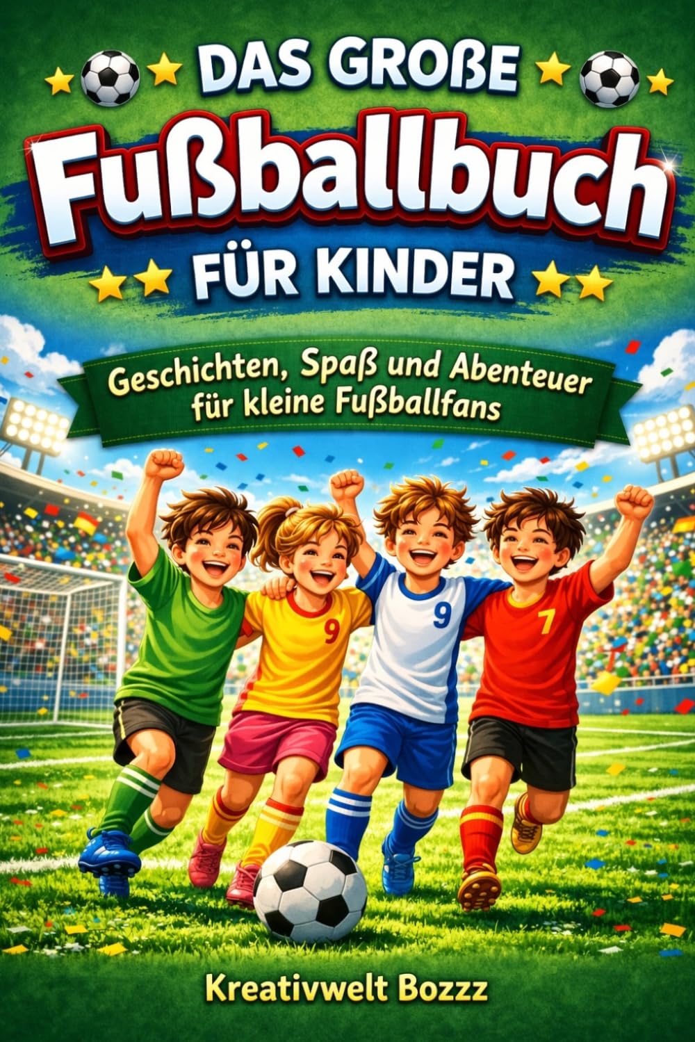 Das große Fußballbuch für Kinder: Spannende Fußballgeschichten über Mut, Teamgeist und große Träume für kleine Fußballfans