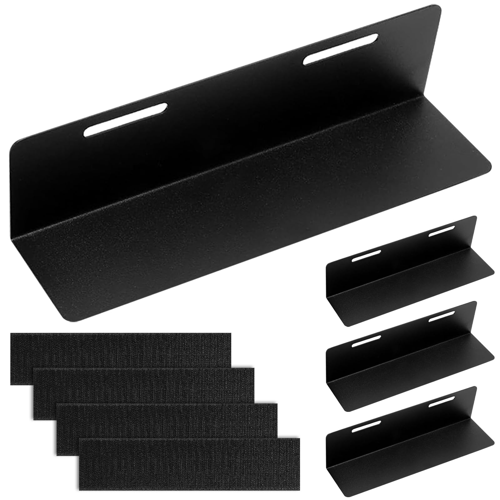 4 Pièces Fixation pour Coffre de Voiture en Acier Inoxydable | Coffre à Scratch,Bloque Bagage Antidérapant pour Tapis de Laine,Rangement Coffre de Voiture pour Berline, SUV,Camping Car