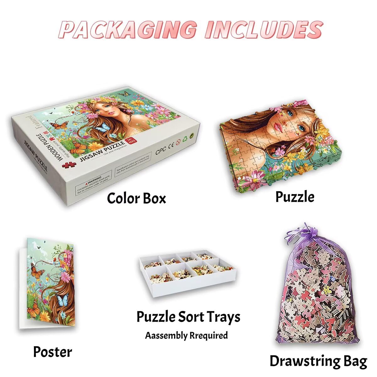 Puzzle 3000 sztuk anime drewniane puzzle kwiat klasyczne puzzle wyzwanie dla całej rodziny zabawki puzzle litery na plecach oryginalne prezenty dla mężczyzn dekoracja -2439