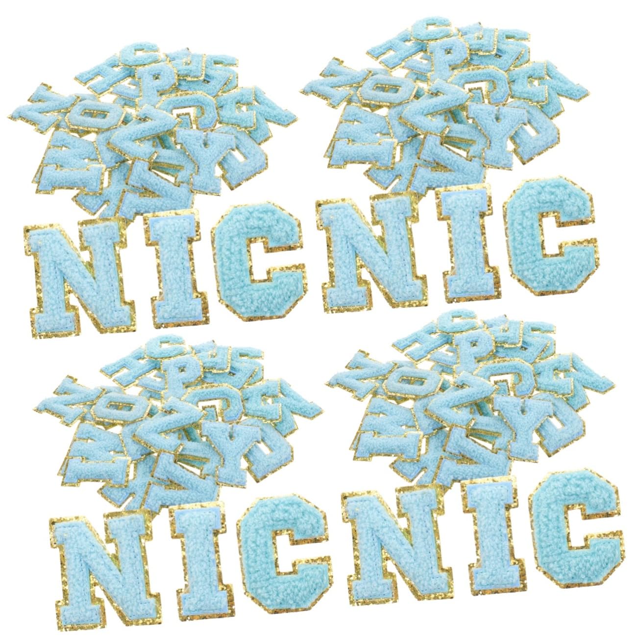 SHINEOFI 104stücke Teiliges Goldrandiger Stickapplikationen Für Kleidung Dekorative Aufbügelbare Und Nähbare Patches Für Jeans Jacken Und Accessoires Zum Verzieren Und Reparieren