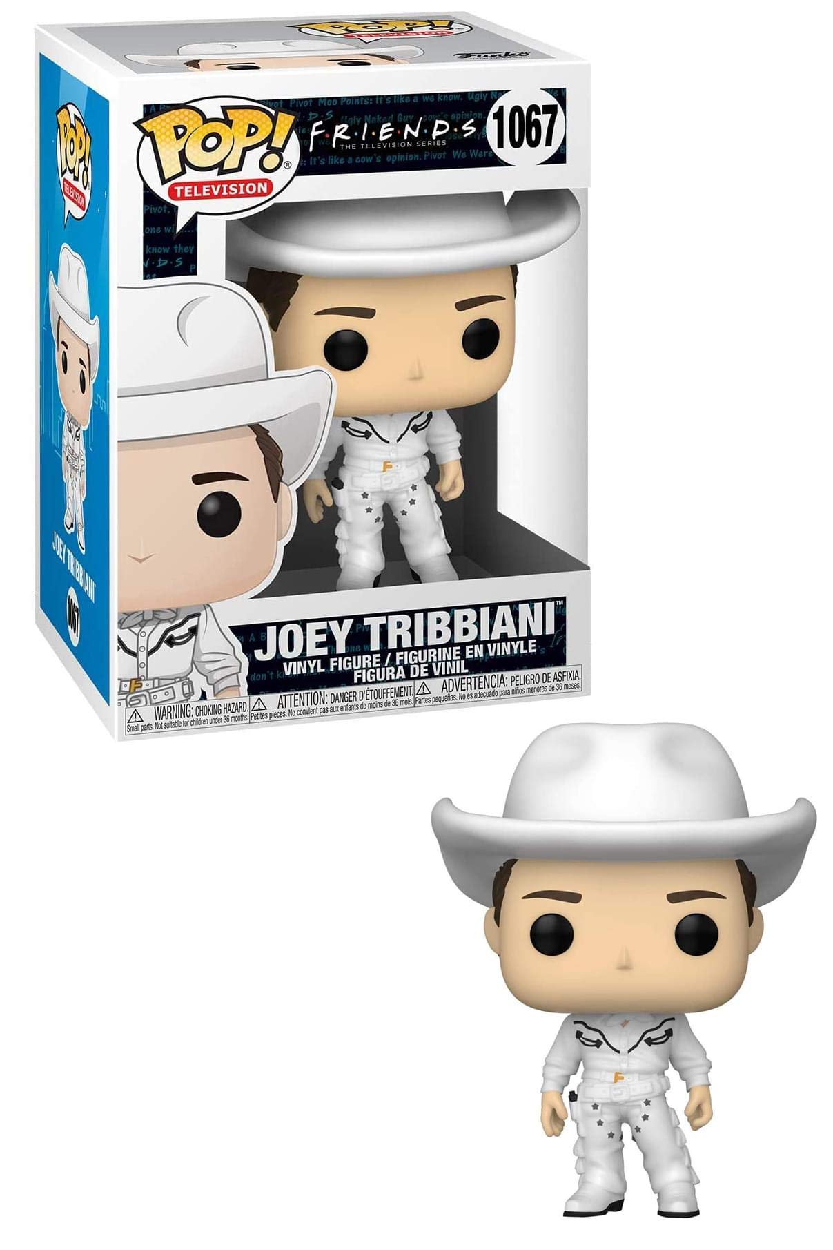 Funko Pop! Tv: Friends-Cowboy Joey Tribbiani - Figura In Vinile Da Collezione - Idea Regalo - Merchandising Ufficiale - Giocattoli Per Bambini E Adulti - Tv Fans - Figura Per I Collezionisti-image