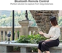 Vista 4 de Sirui 3T05PH Mini trípode de mesa con abrazadera para teléfono y control remoto Bluetooth