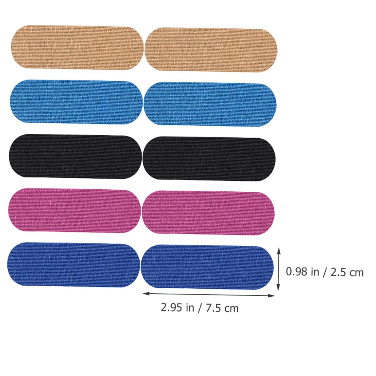 GOOHOCHY 50pcs Bowling Thumb Tapes Elastic Water Ripple Thumb Tape for Bowling Finger Sleeves for Protector Compact Lightweight Guards for Sports