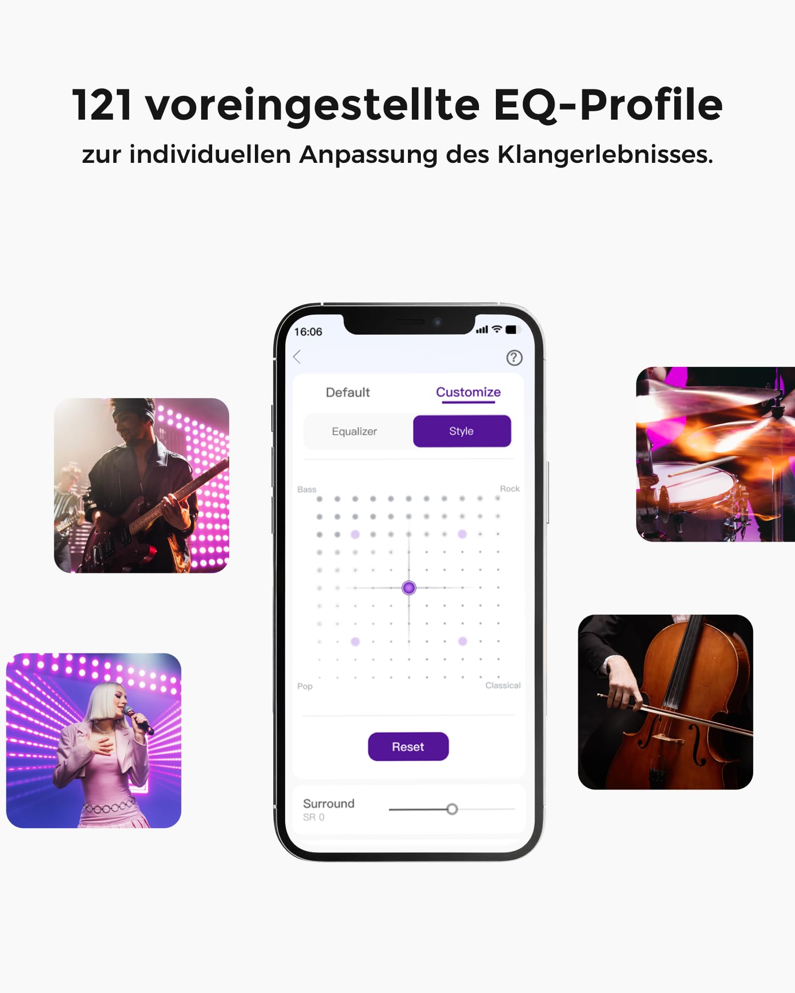 ULTIMEA 2.1 Soundbar für TV Geräte mit integriertem Subwoofer, APP-Steuerung, 132W All-in-One PC Soundbar für Gaming, TV Lautsprecher mit Verstellbarem Bass, Bluetooth® 5.4, Opt/AUX, Poseidon M20 Pro