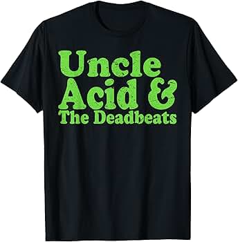 レア！ Uncle Acid & the deadbeats Tシャツ Limited NEW Popular Uncle Acid & the Deadbeats English