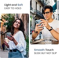 Vista 43 de FireNova Designed for iPhone 13 Pro Max Case, Silicone [Camera Protection] Phone Case with [2 Screen Protectors], Soft Anti-Scratch Microfiber Deep